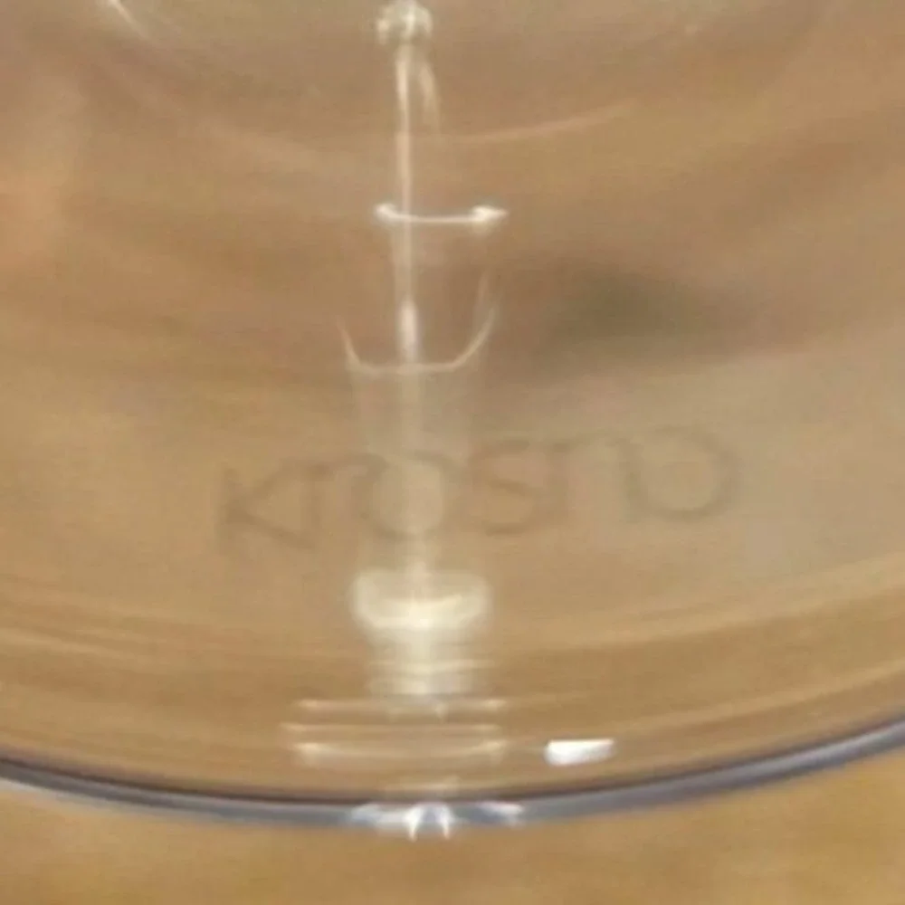 Krosno‎ Stemware Crystal Cocktail Martini Champagne Clear Coupe